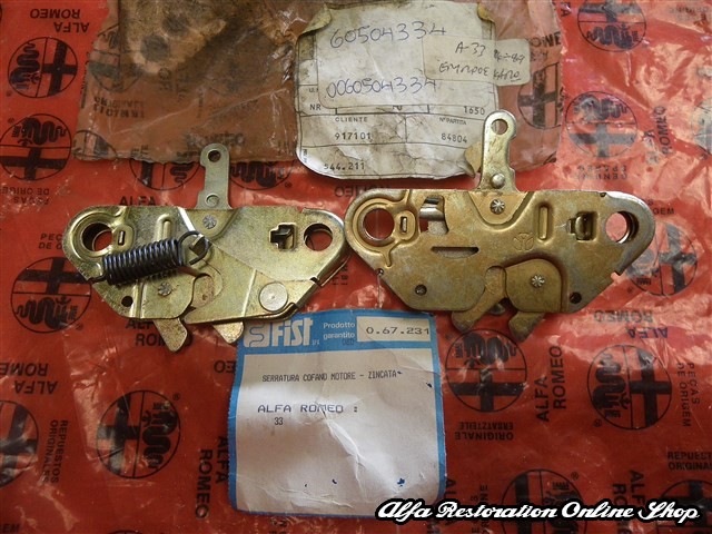 Alfa 33 905 Series Hood/Bonnet Locking Mechanism